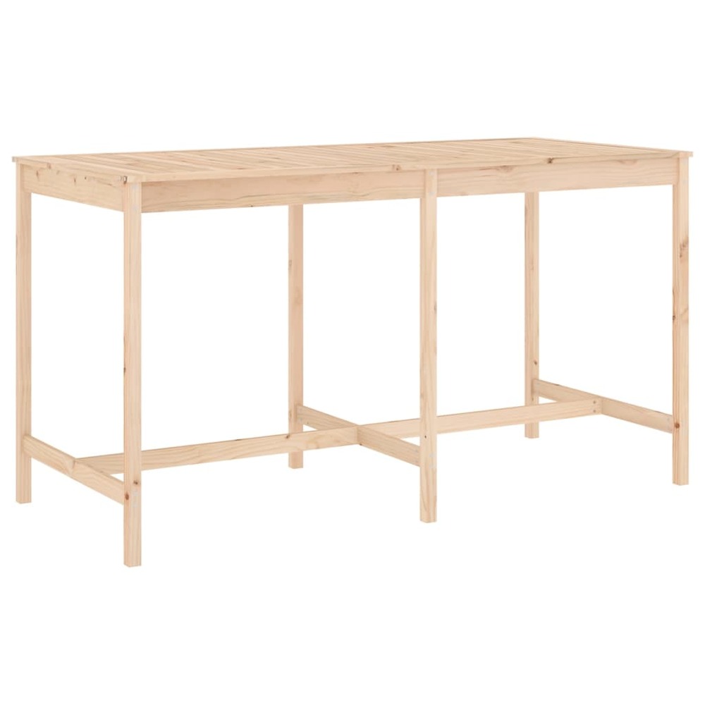 Ensemble de bar de jardin 9 pcs bois de pin massif