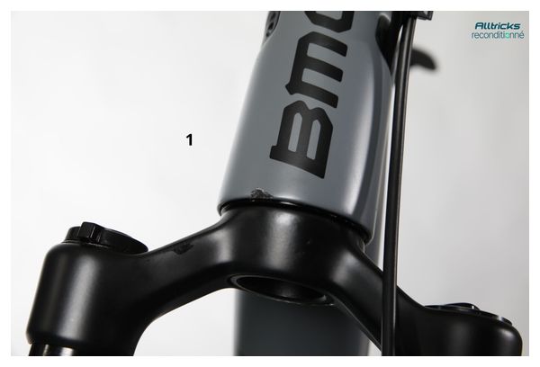 VTT Électrique Tout-Suspendu BMC Fourstroke AMP LT Three Shimano SLX 12V 360 Wh 29'' Gris Iron Noir - Produit Reconditionné