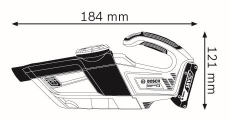 Bosch GAS 18V-1 Li-ion accu stofzuiger  body - 06019C6200
