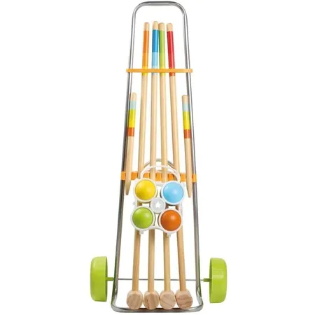 Vedes Krocketwagen für 4 Spieler, Länge 80 cm
