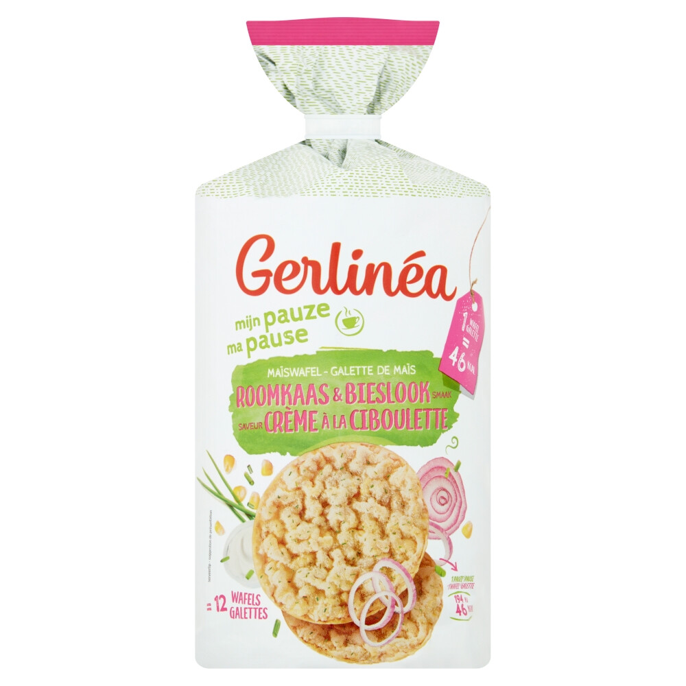 Gerlinea Maïswafel Roomkaas & Bieslook123 gr