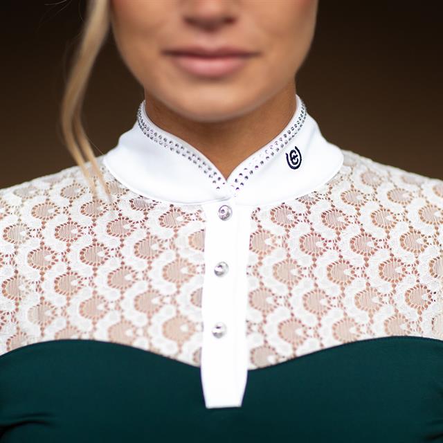 Wedstrijdshirt Equestrian Stockholm Dramatic Monday Crystal Donkergroen