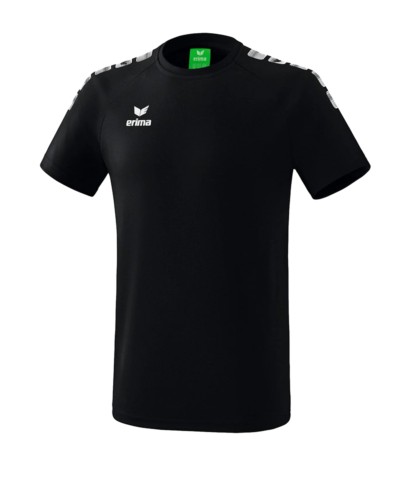 Erima Essential 5-C T-Shirt Kids Schwarz Weiss