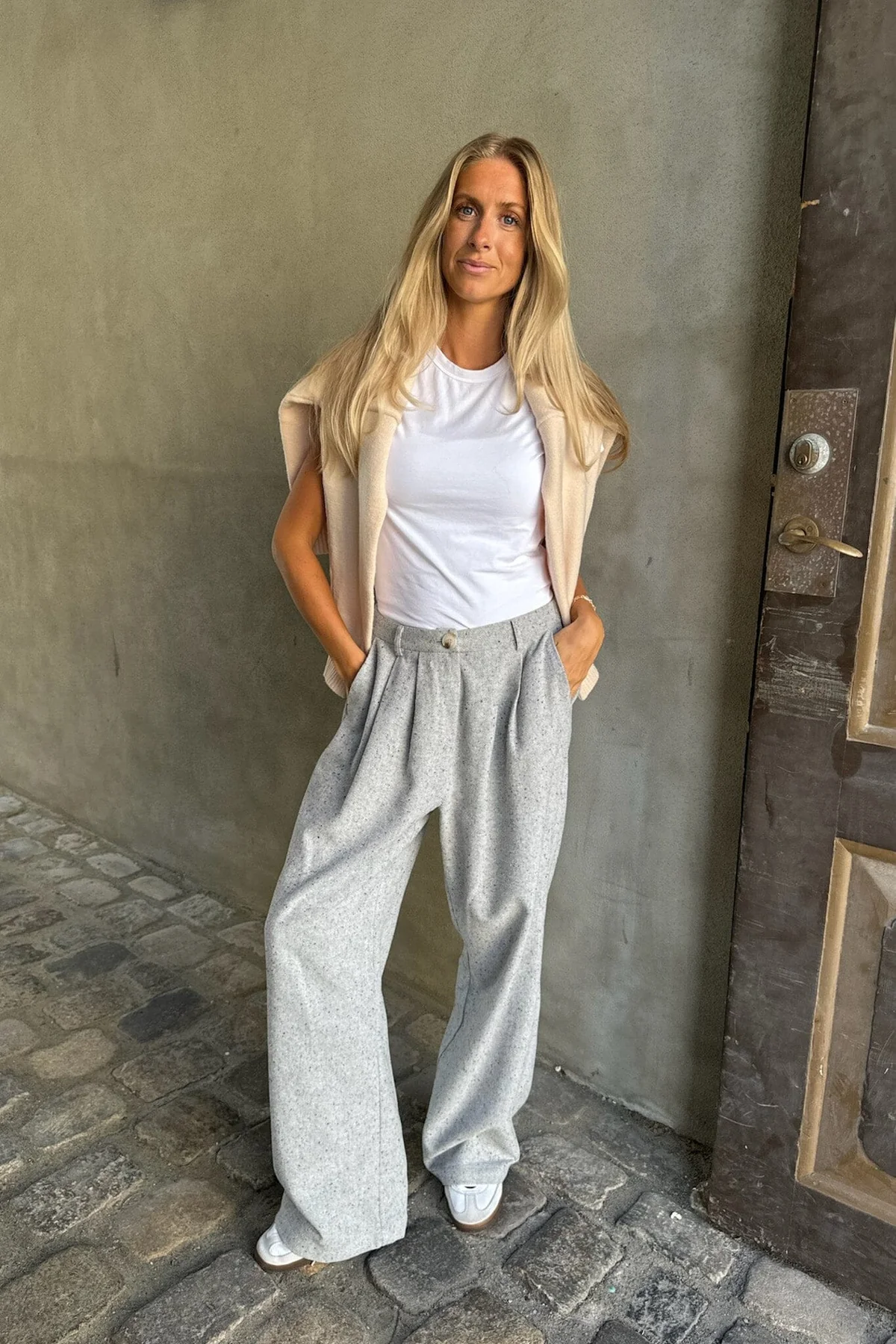 BYIC Claraic Pants greym grey melange