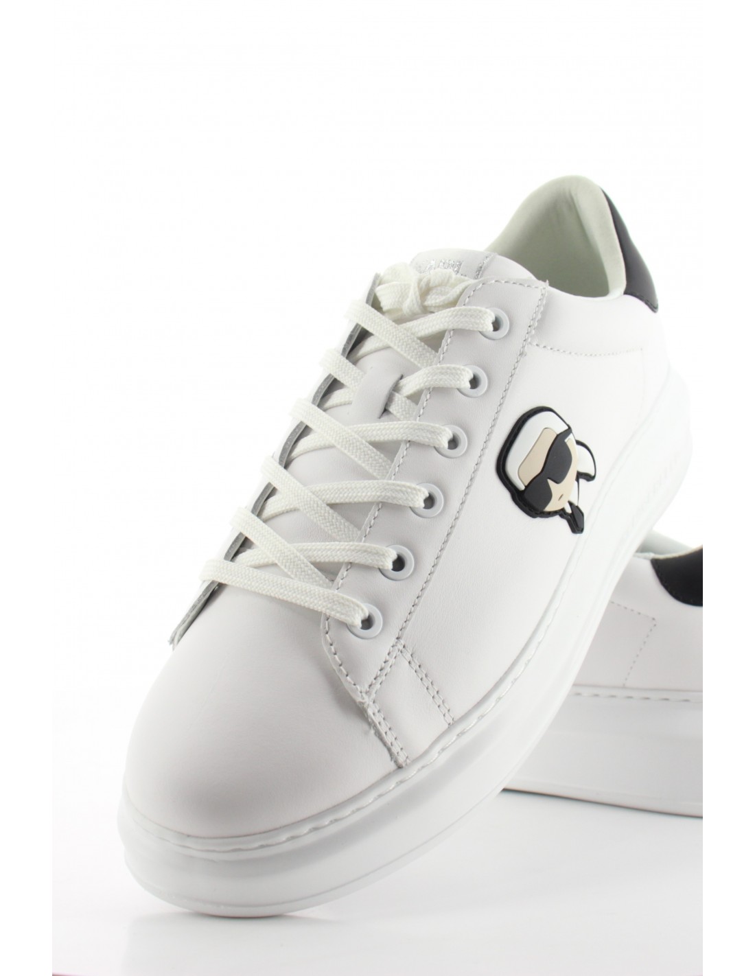 karl lagerfeld Baskets de ville Homme Kapri Mens Karl NFT Lo Lace Blanc