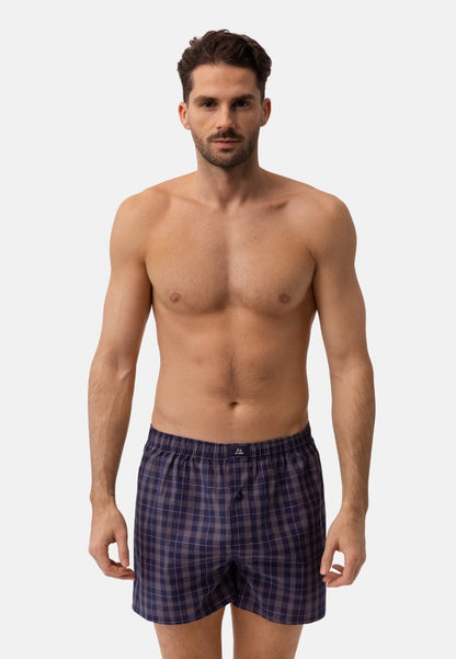BOXERSHORTS I VÆVET ØKOLOGISK BOMULD