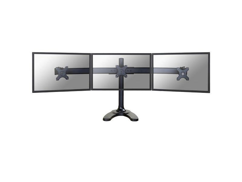 NEOMOUNTS Monitor-Standfuss FPMA-D700DD3 Schwarz Für 3 Flachbildschirme von 10