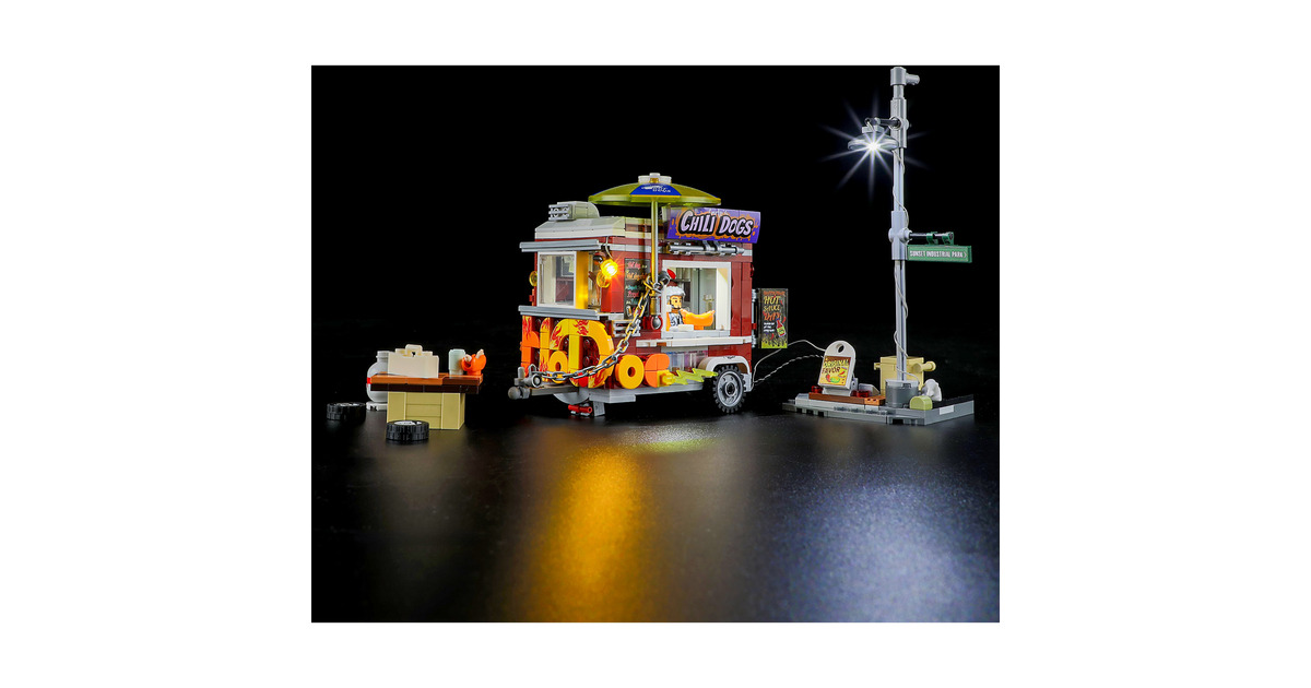 LumibricksStreet Fusion - Chili Dog Trailer Constructiespeelgoed  (F9046)