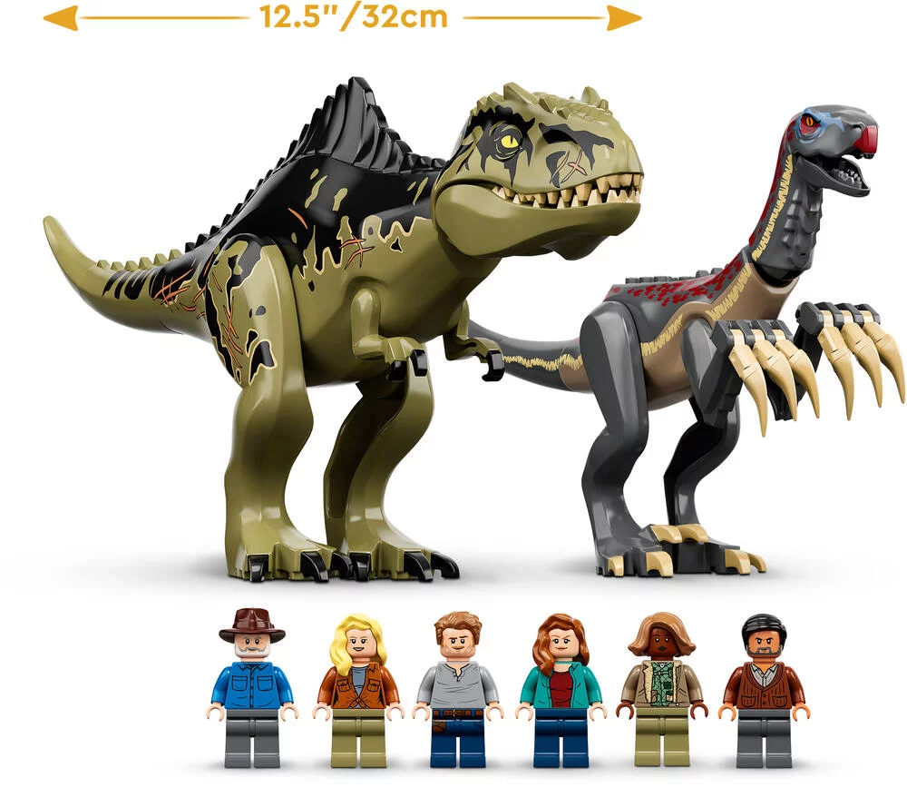 LEGO®JURASSIC WORLD™ 76949 - L'ATTAQUE DU GIGANOTOSAURUS ET DU THERIZINOSAURUS