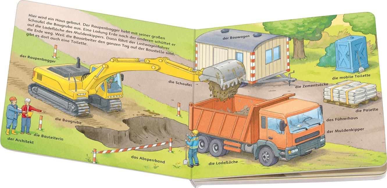 Mein Bilder-Wörterbuch: Auf der Baustelle