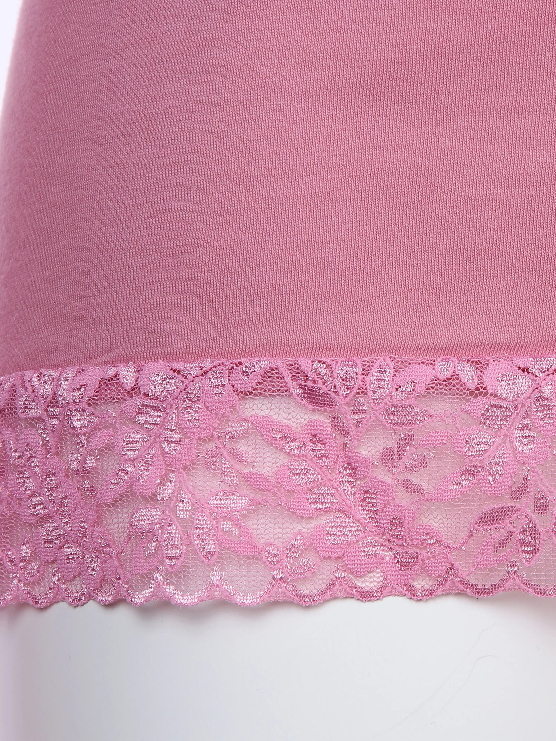 Damen Schlafshirt mit Spitze