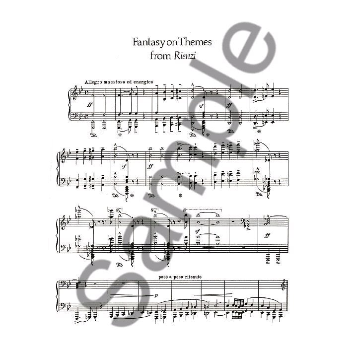 MusicSales Complete piano transcriptions from Wagner's Opera's