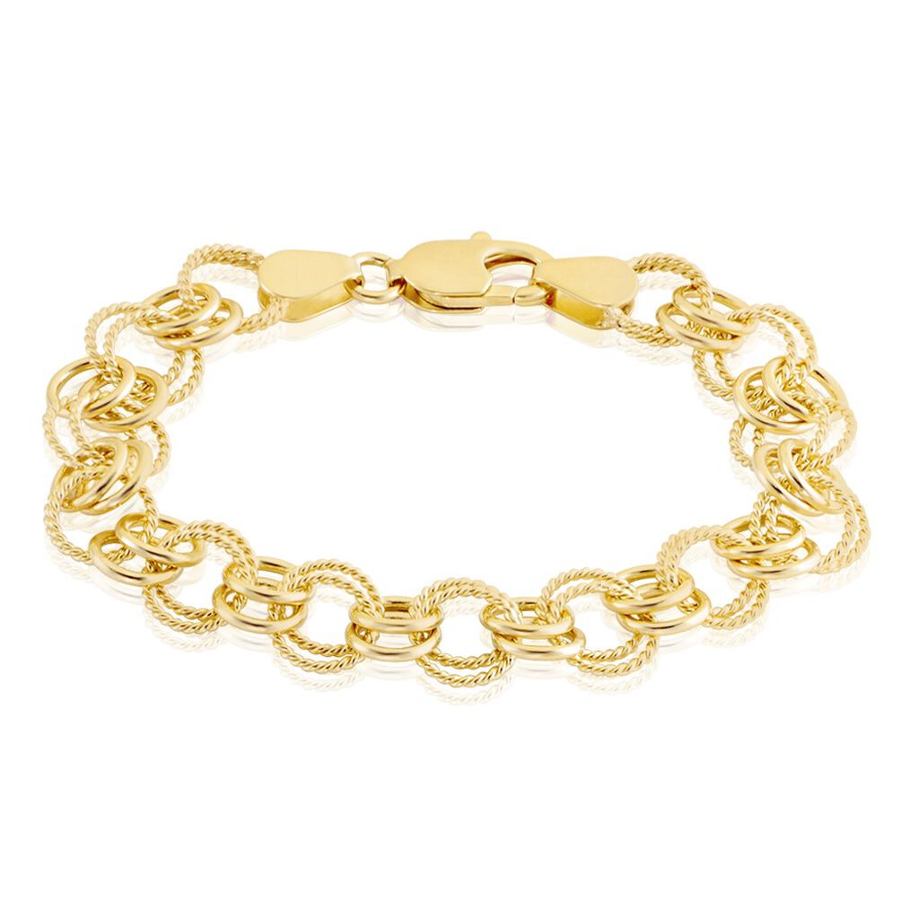 Bracelet Plaqué Or Lezou