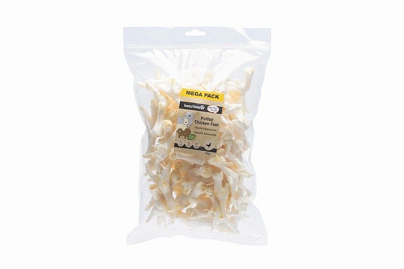 Beeztees Gepofte Kippenpoten Mega Pack Hondensnack 750 gram | 15168