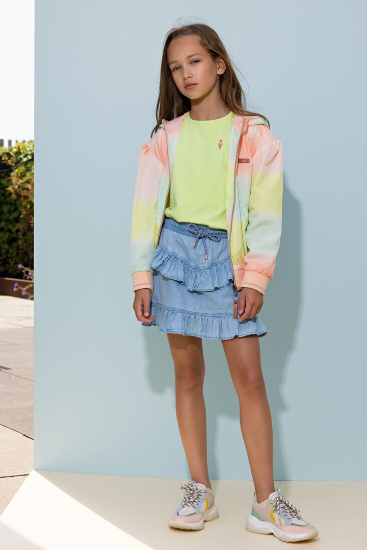 NONO blauwe nono  neva short light weight denim skirt