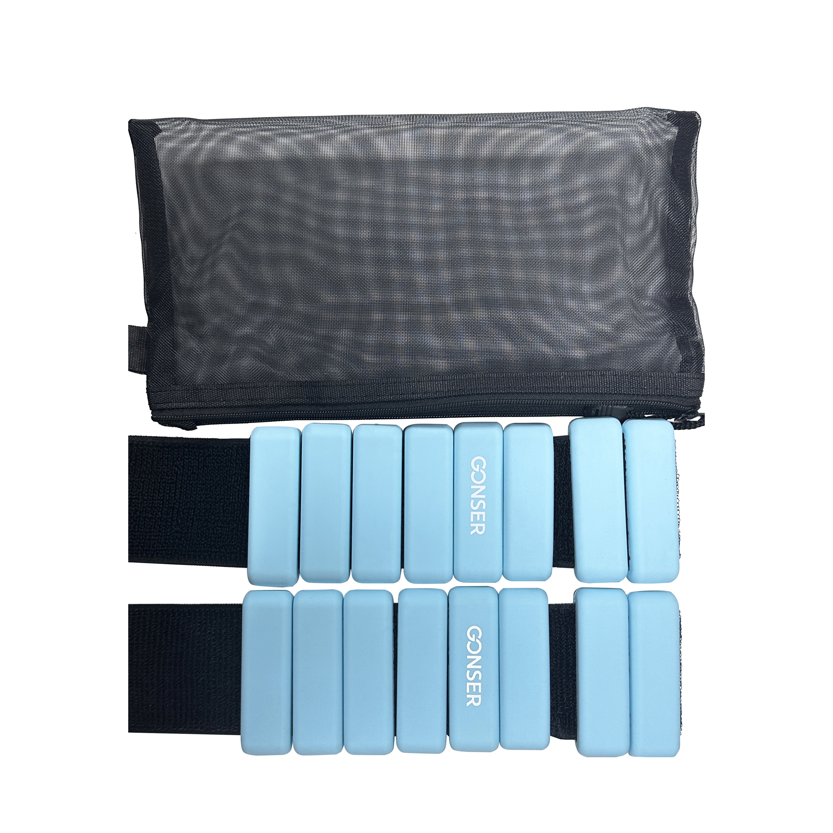 Gewichtsmanschette 2 x 0.45 kg blau