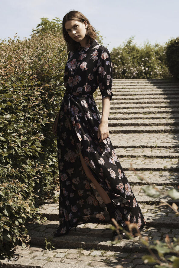 Kaffe KAvelana Maxi Dress Sort