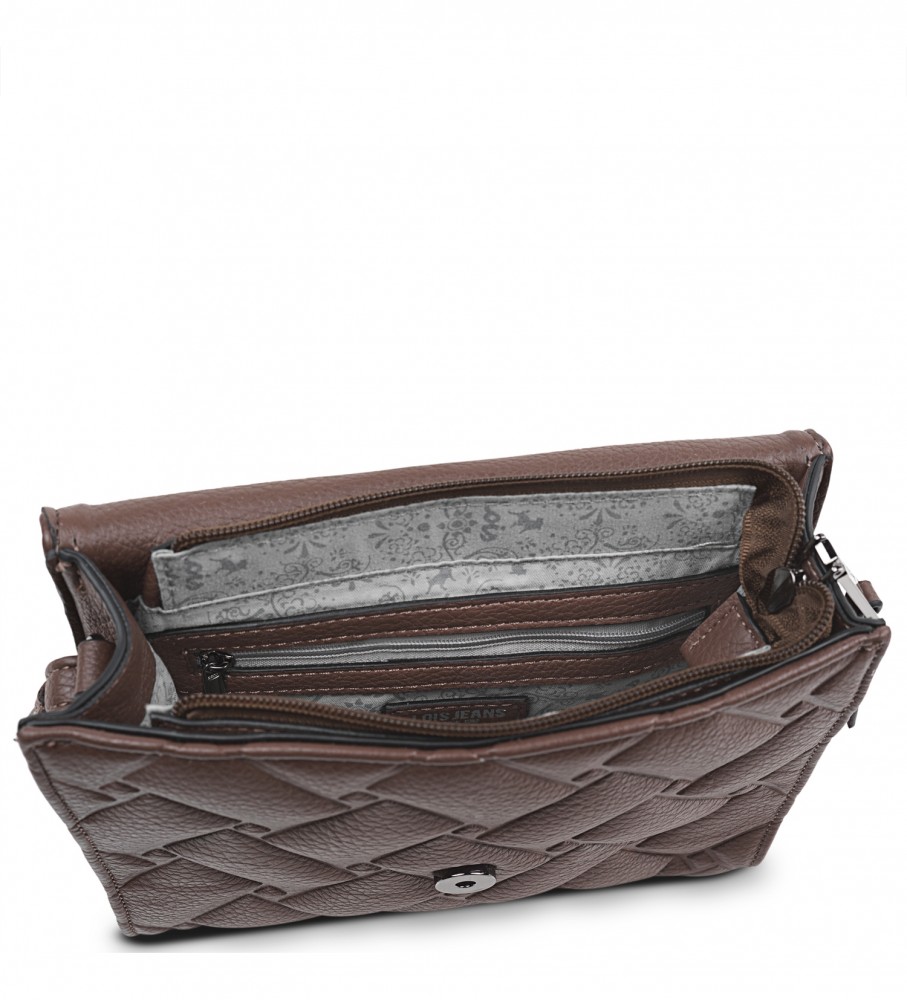 Bolsa de ombro Lois LOIS 316885 marrom escuro