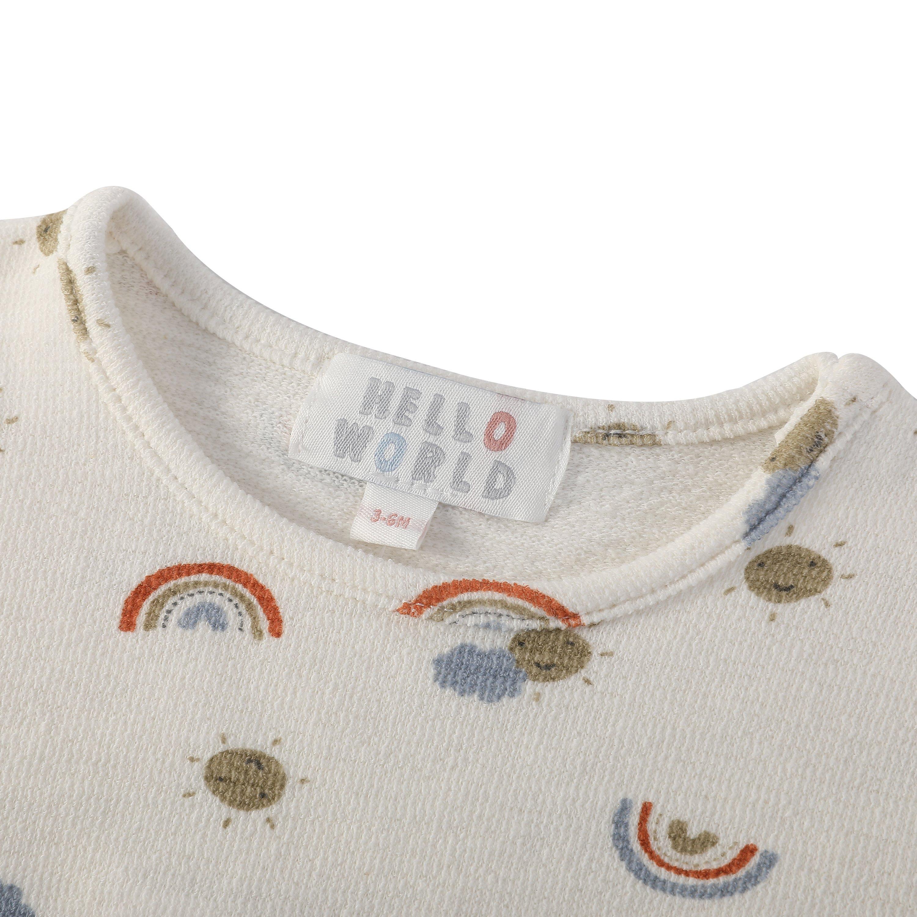 Hello World Studio Baby Unisex Rainbow 2 Piece Set