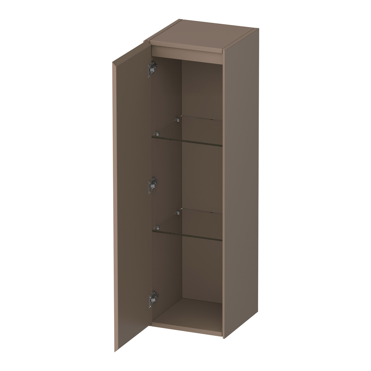 Brauer Inspire kolomkast 120cm linksdraaiend mokka mat