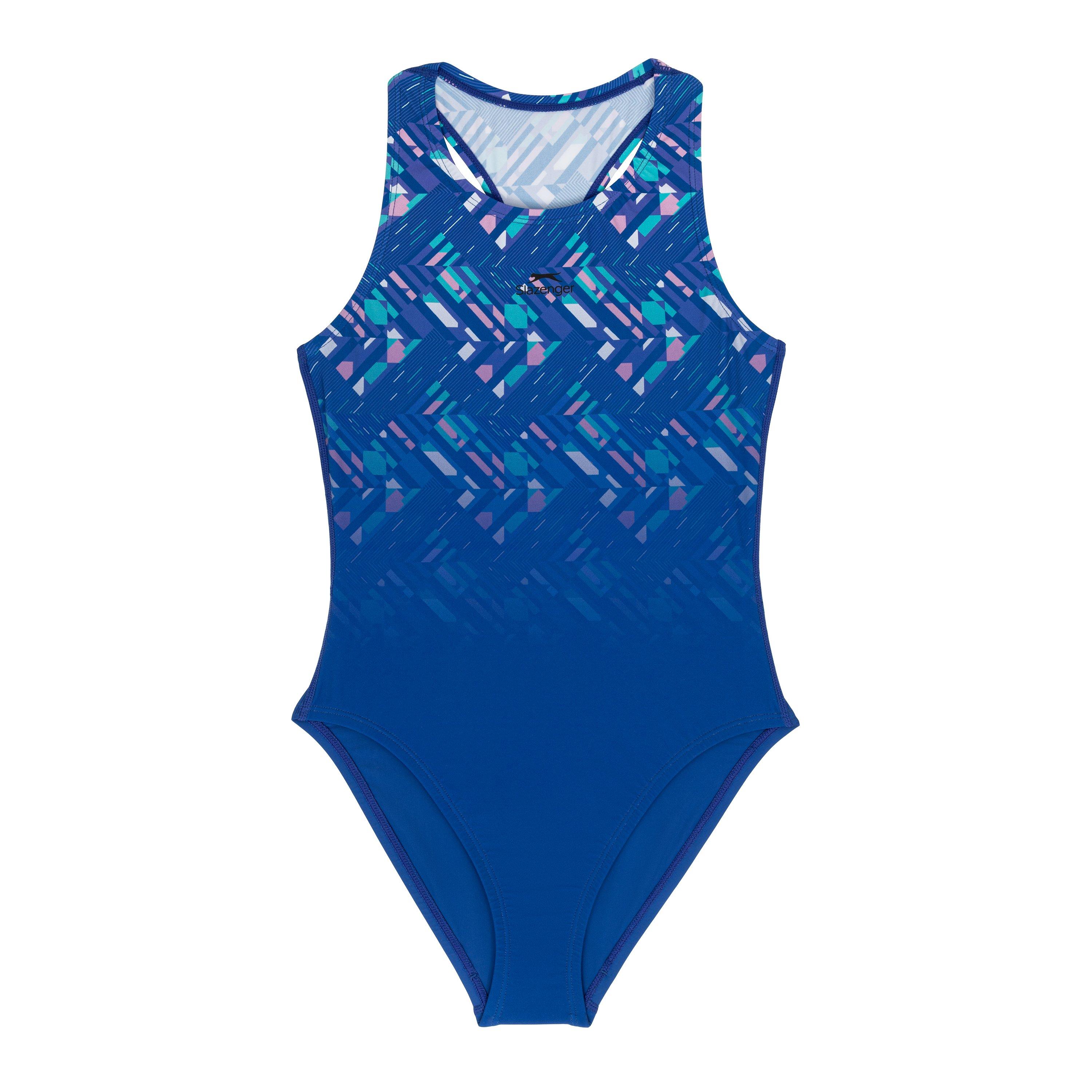 Slazenger Slaz Sports Back 1 Piece Swimsuit Juniors
