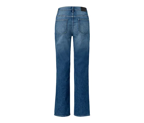 Straight-Denim »Fit Kira«, midblue denim