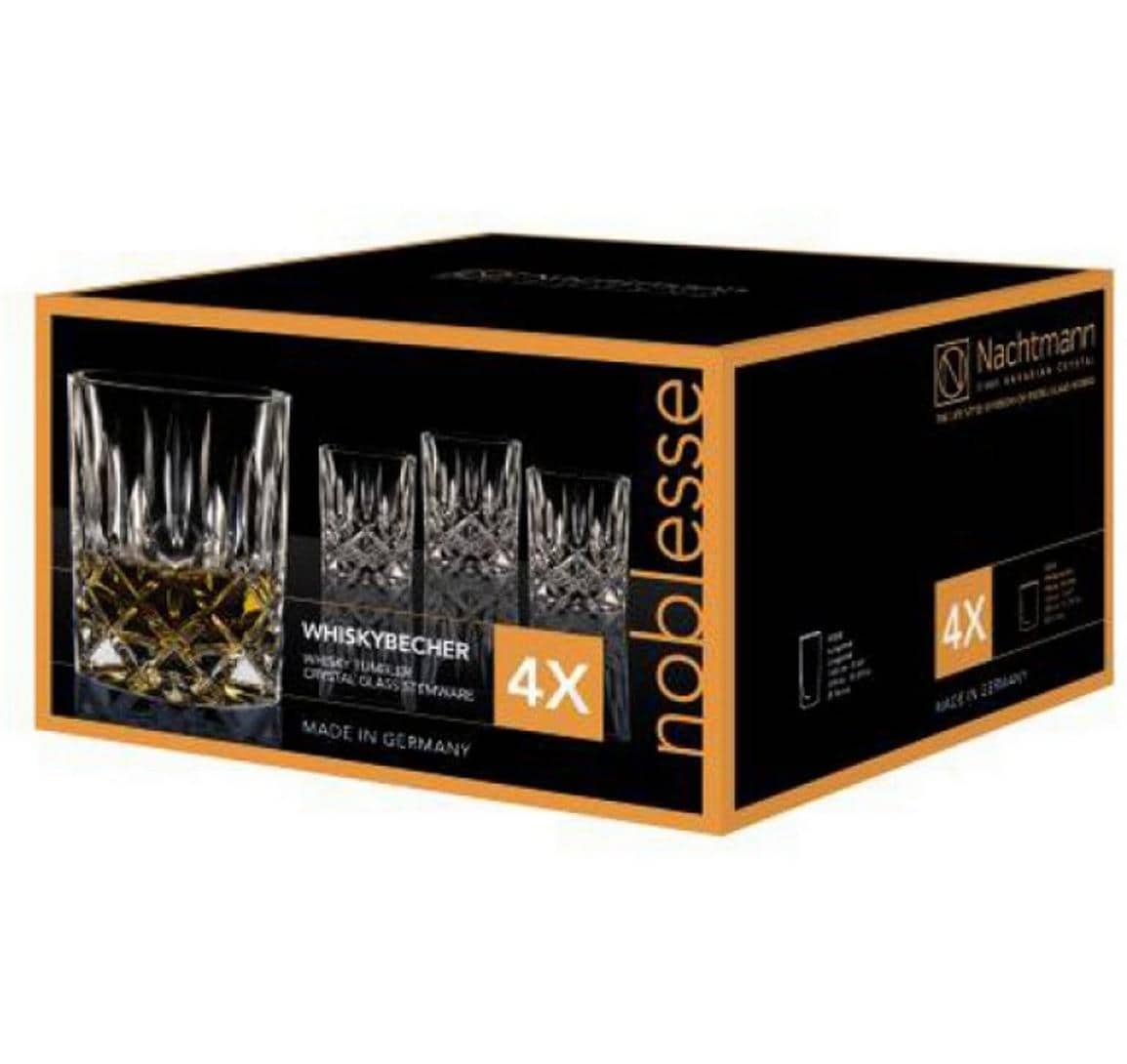Whiskyglas NOBLESSE, 4 StückWhiskygläser aus Kristallglas