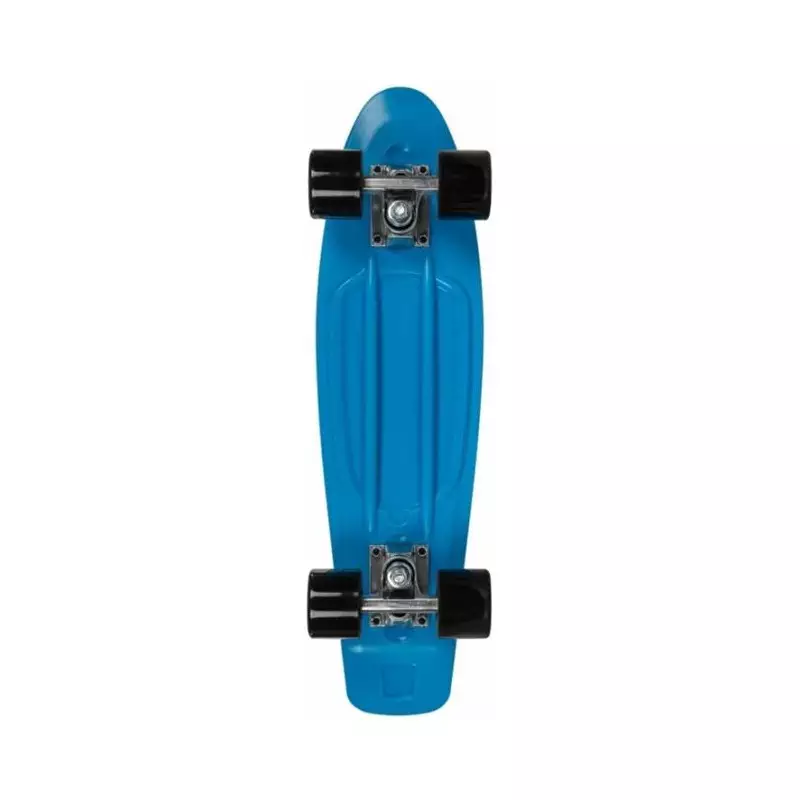 Skate cruiser PLAYLIFE Vinylboard 22*6 Cyan - black Wheels