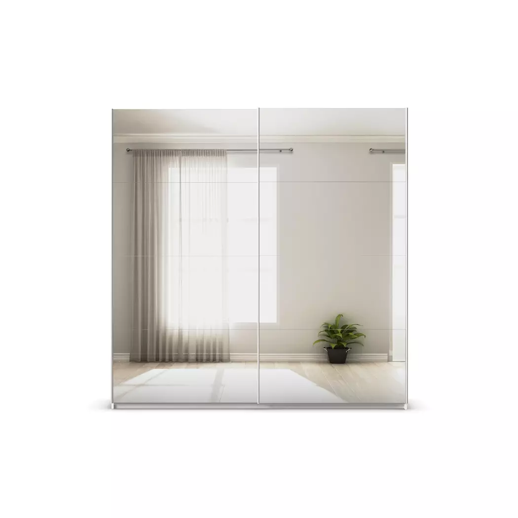 Schwebetürenschrank Quadra 225 x 229 cm