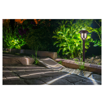 Grundig solar tuinspies zwart 41 cm