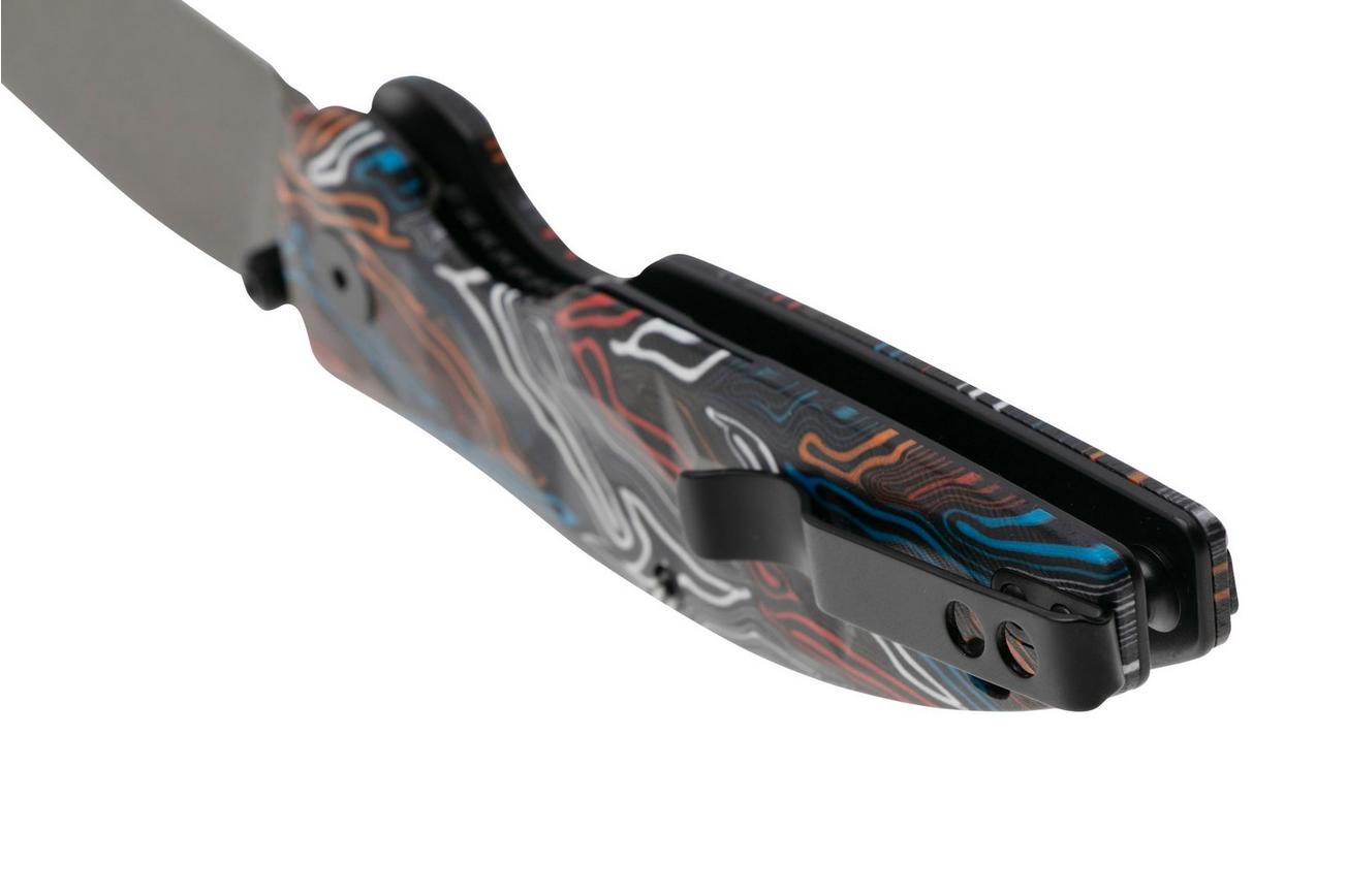 QSP Knife Turtle Punk QS158-A2 Ceramic Coated 14C28N Colorful G10, zakmes, Keanu Alfaro design