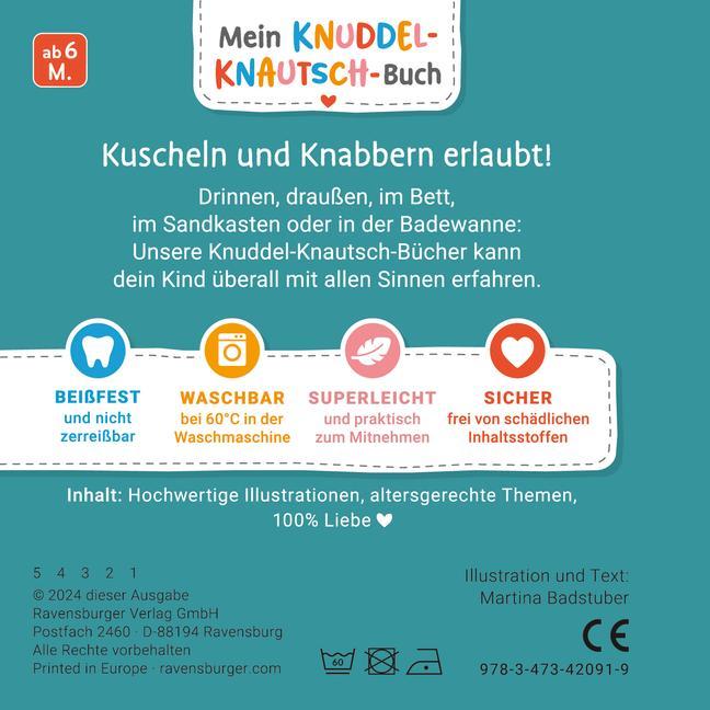 Mein Knuddel-Knautsch-Buch: Gute Nacht; robust, waschbar und federleicht. Praktisch für zu Hause und unterwegs
