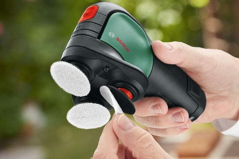 Bosch - EasyCurvSander 12 - Accuschijfschuurmachine - Inclusief Schuurnetten Set