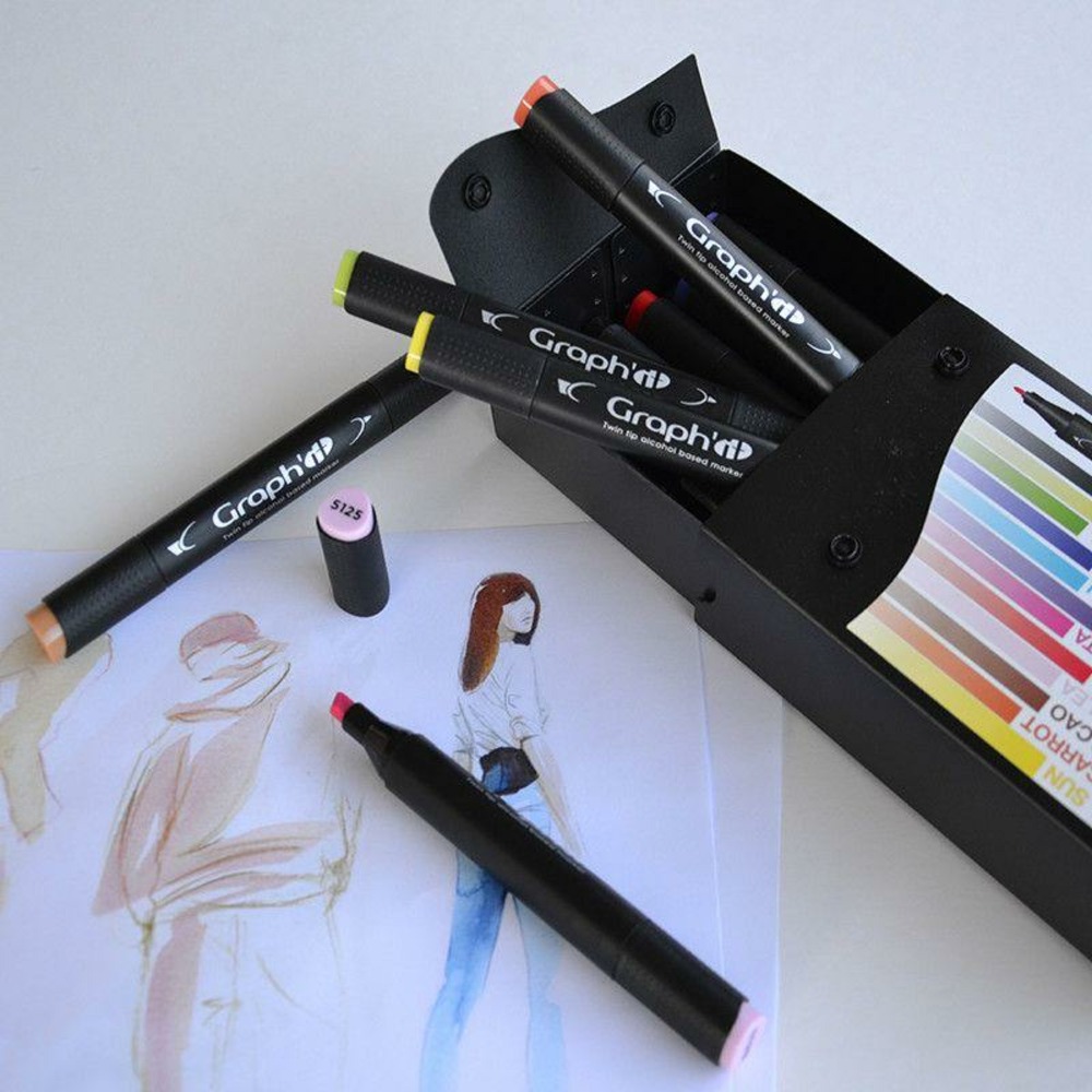 Set 12 marqueurs graph'it - classic colors