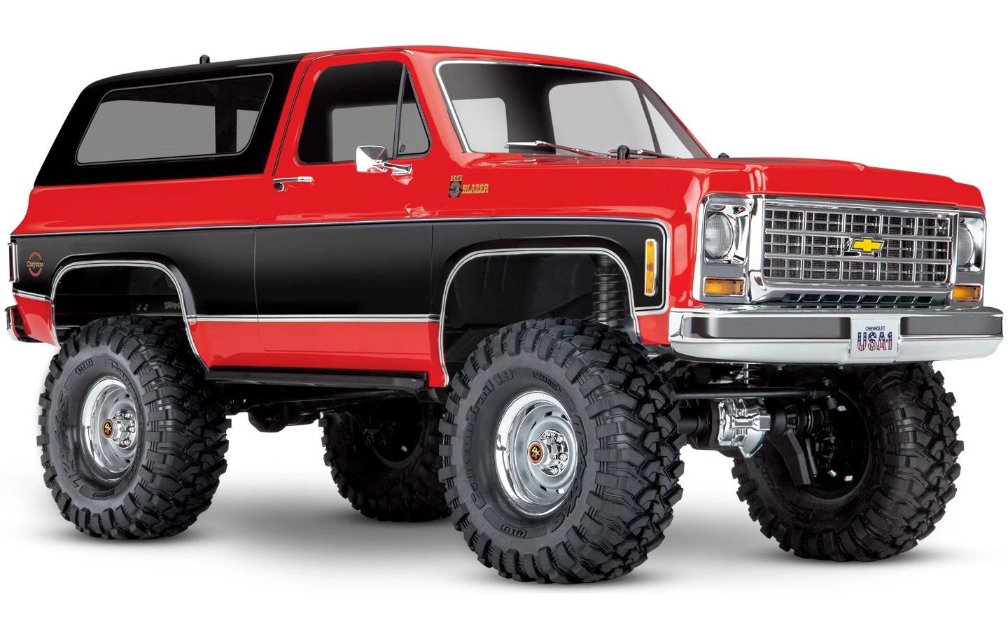 Scale Crawler TRX-4 Blazer K5 4WD Rot, ARTR, 1:10<br>Scale-Crawler mit Allradantrieb und lizenzierter Chevrolet Blazer Karosserie
