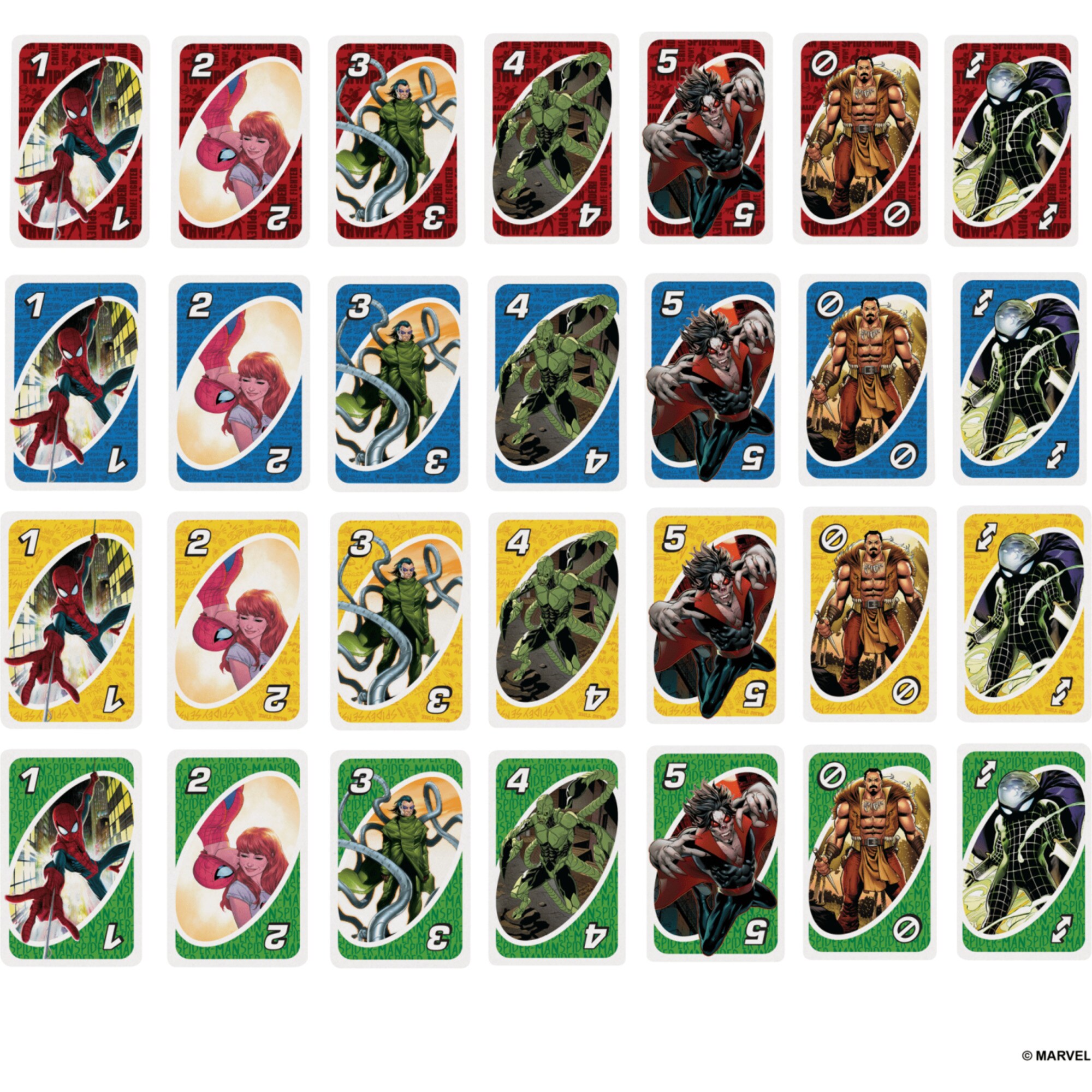 Mattel Kartenspiel UNO Spider-Man
