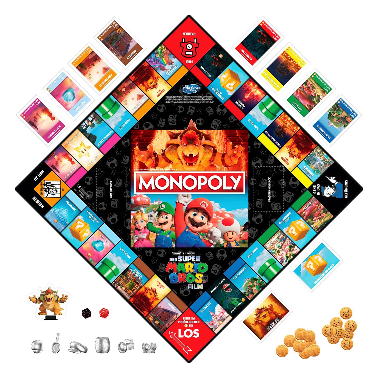 Hasbro Monopoly Super Mario Movie Mehrfarbig Spiel