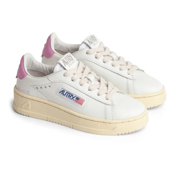 Autry Baskets Kids Medalist Low Cuir | Rose