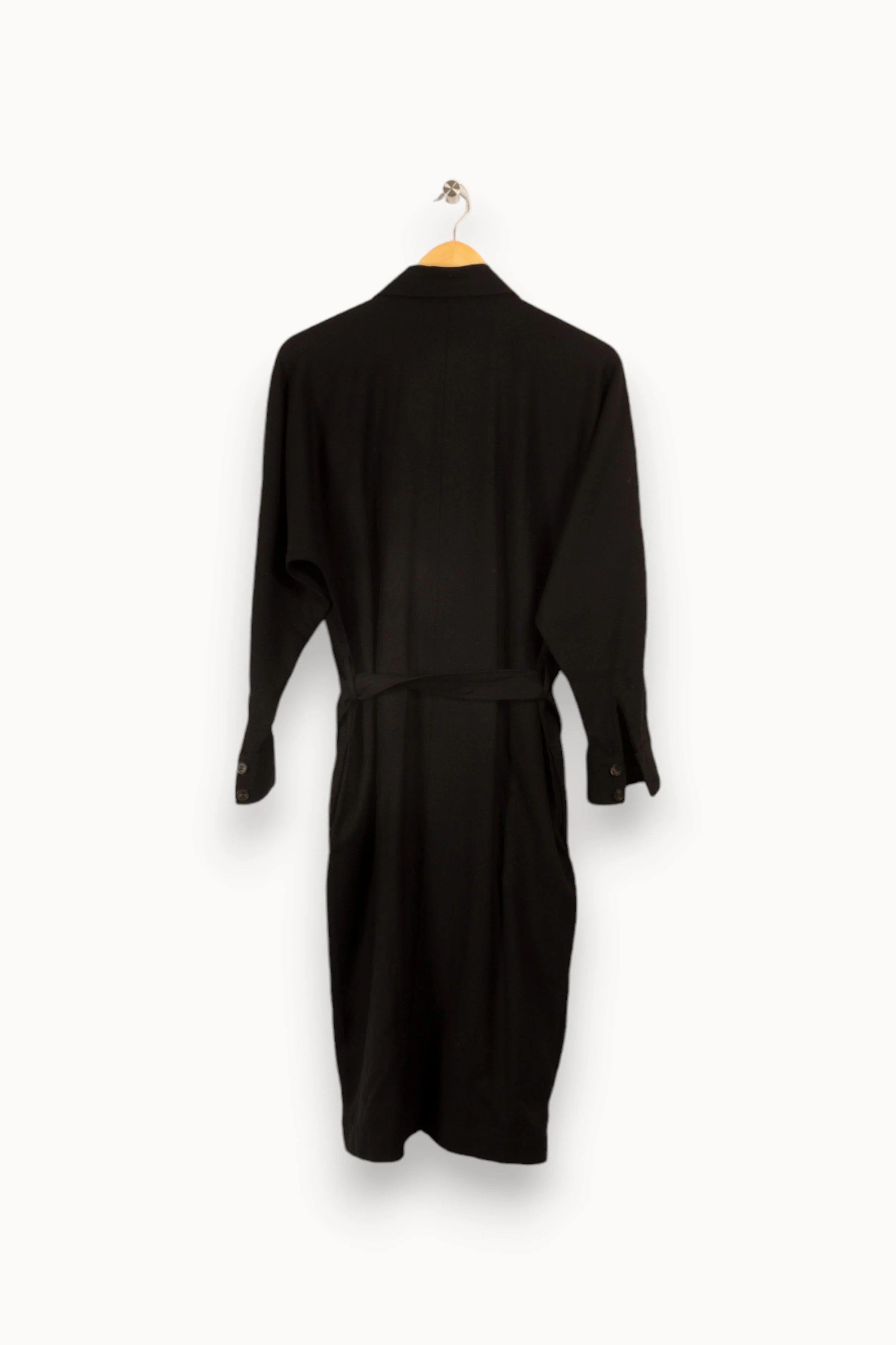 Robe chemise noire | Noir