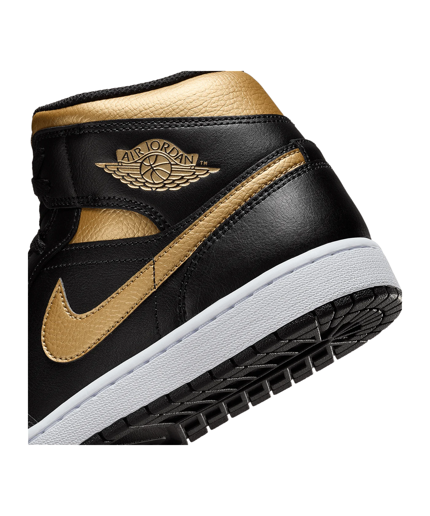 Jordan Air 1 Mid Schwarz F071