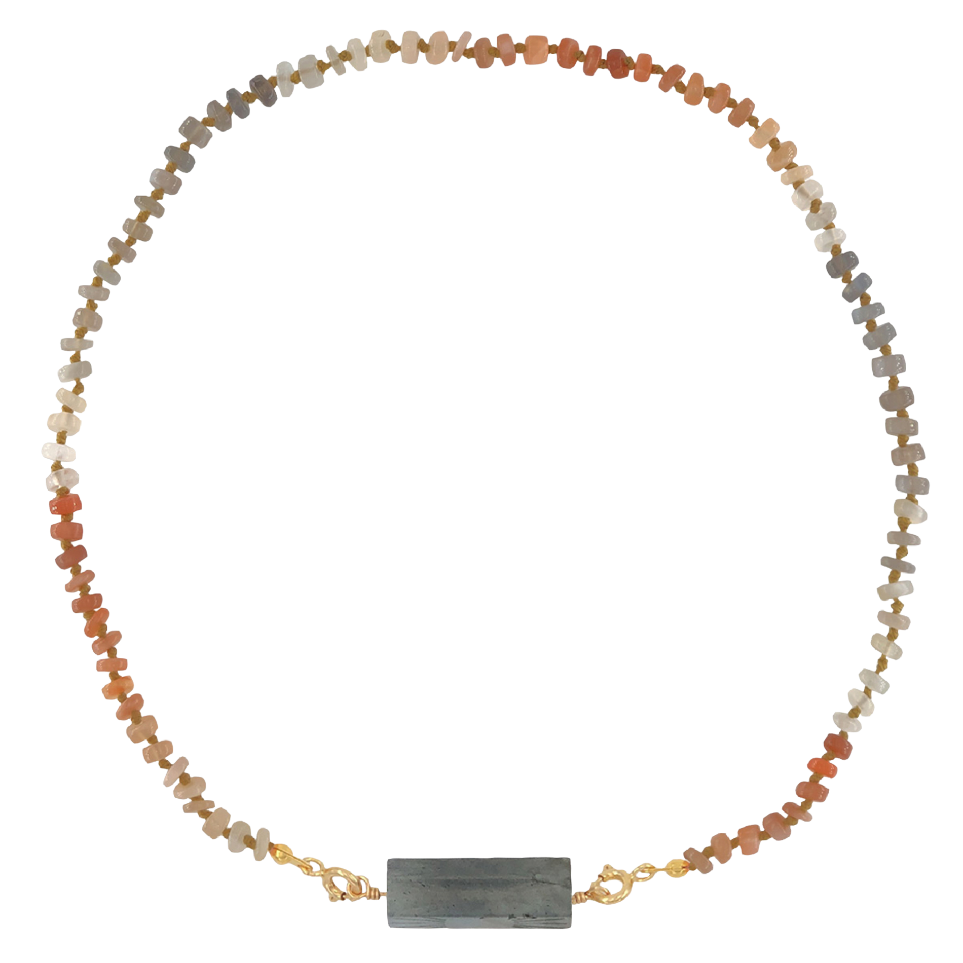 Collier en pierres naturelles| Multicolore