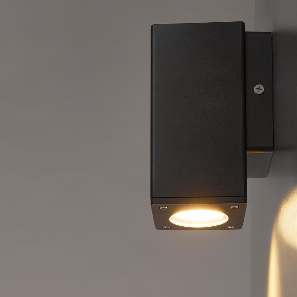 Wandlamp Galera in antraciet GU10 IP54 1-lichts