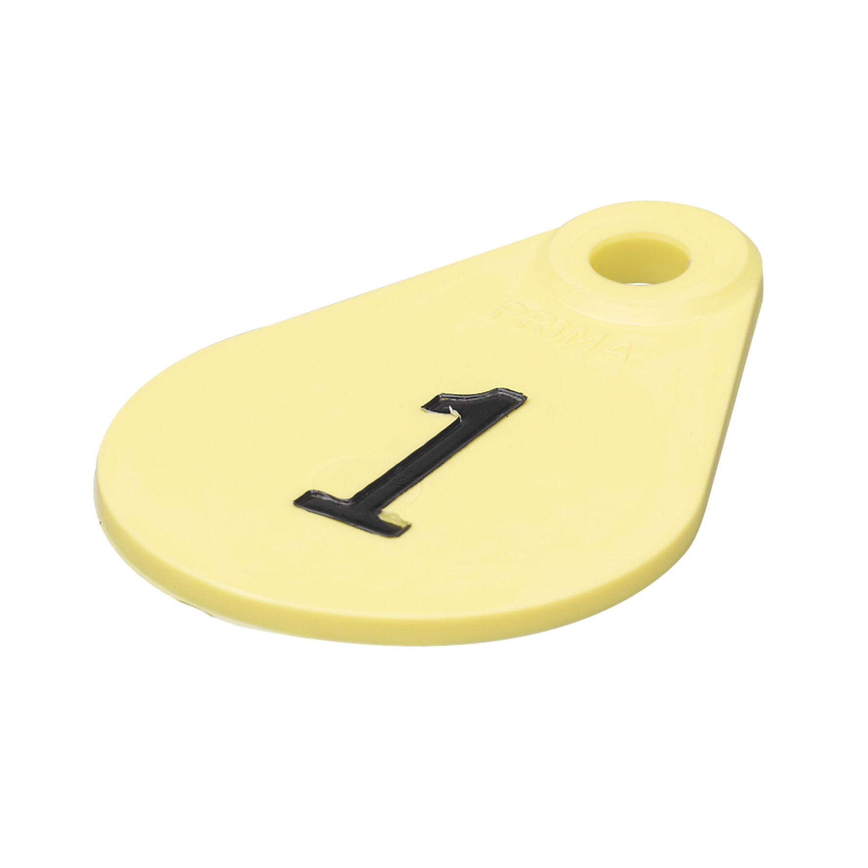 Amos Flexi nummers (1 t/m 10)  - Nekplaatjes - Geel