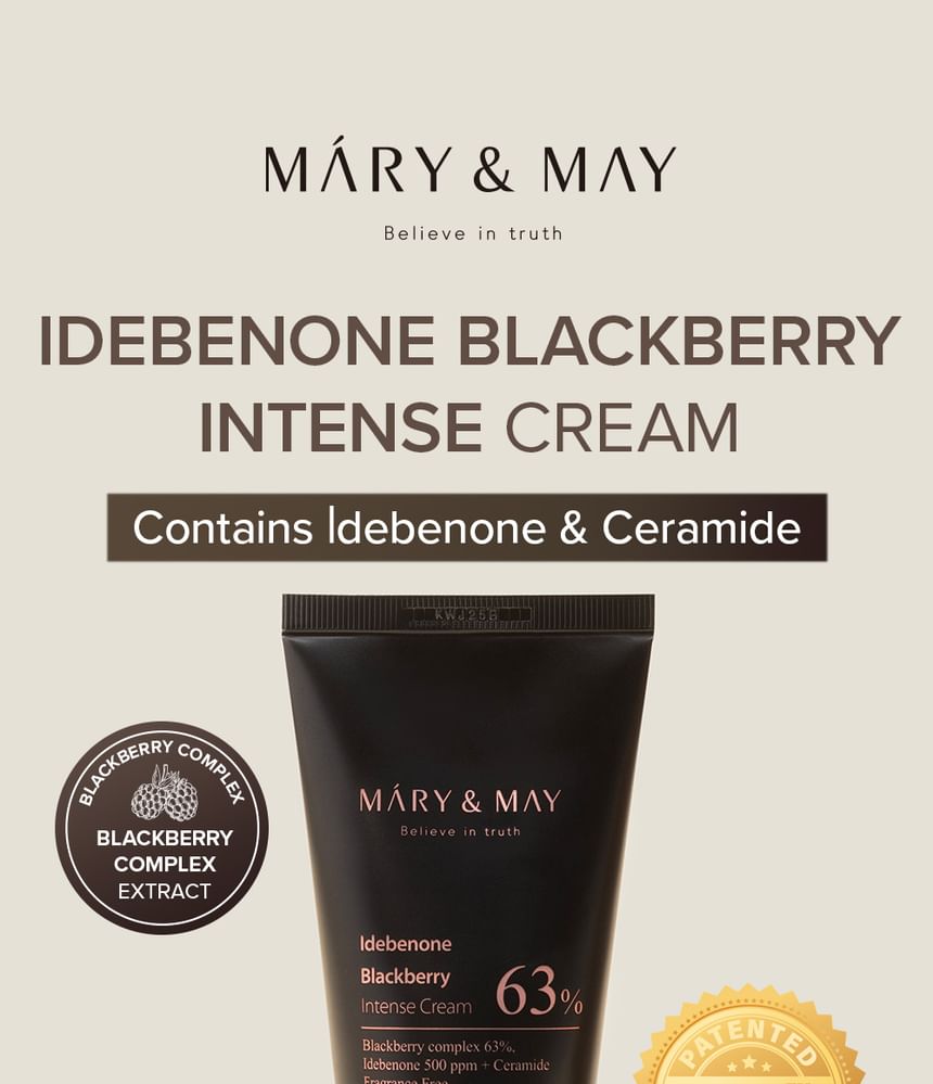 Mary&May - Idebenone Blackberry Intense Cream Tube