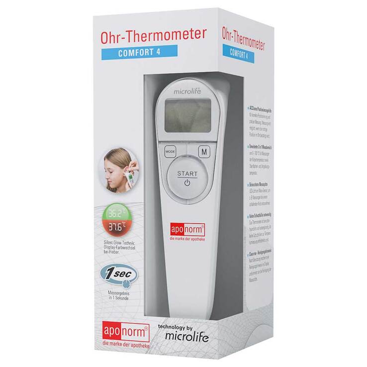 Aponorm Fieberthermometer Ohr Comfort 4, 1 St