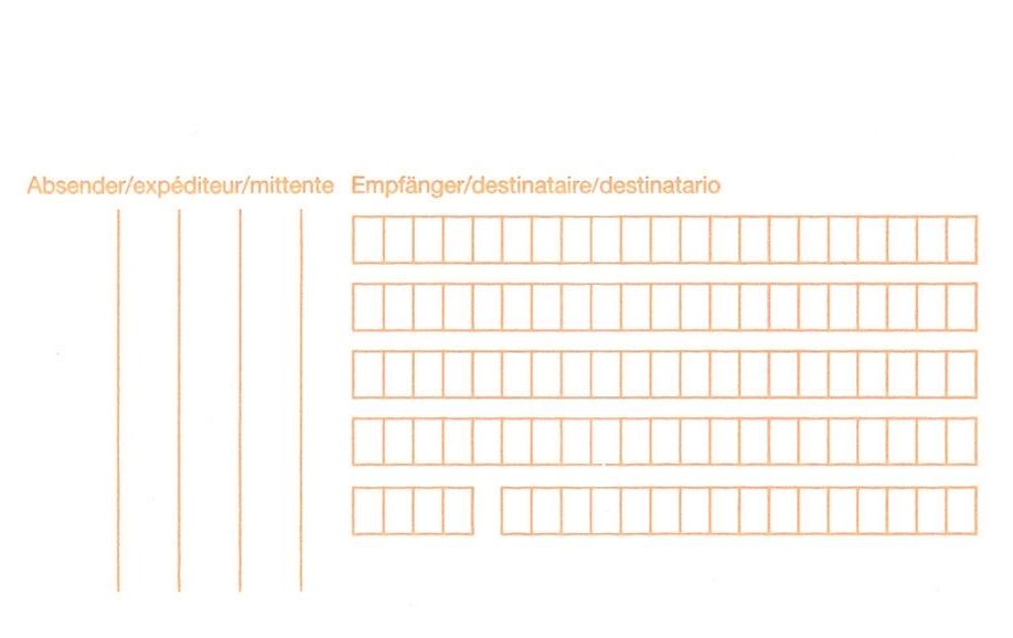 Versand-Etiketten 112 x 73 mm, 10 BlattVorgedruckte Paketadressen