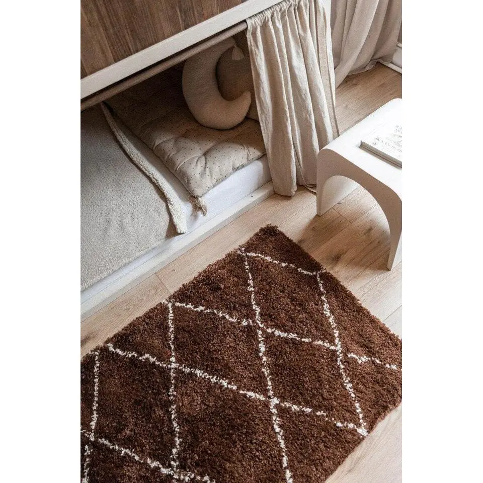 Interieur05 berber vloerkleed Nea roest/creme - 230 x 160 cm