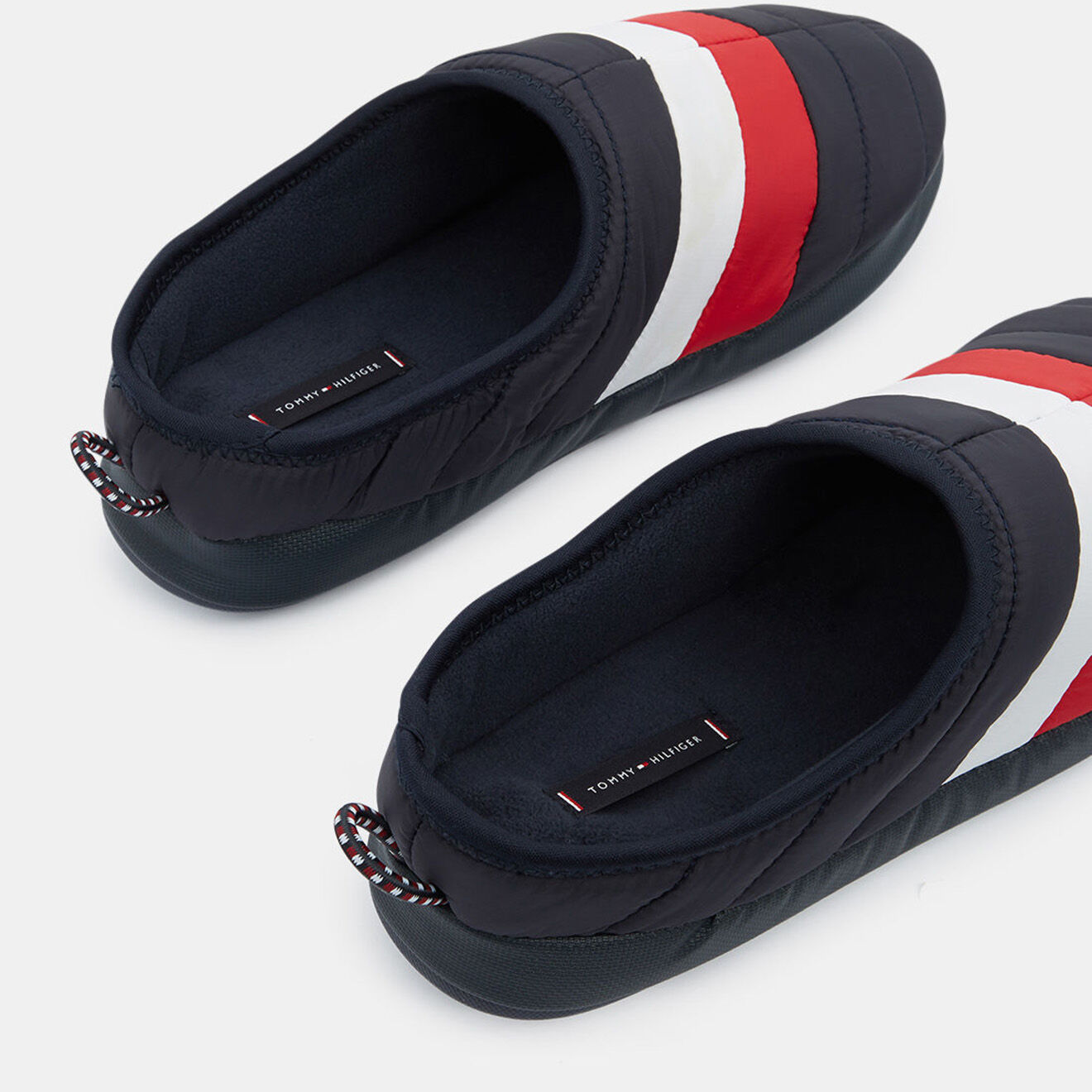 Tommy Hilfiger Chaussons matelassés bleu marine