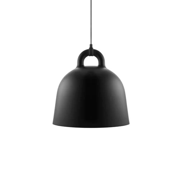 Normann Copenhagen  Bell lampe, medium, sort - H: 44 cm.