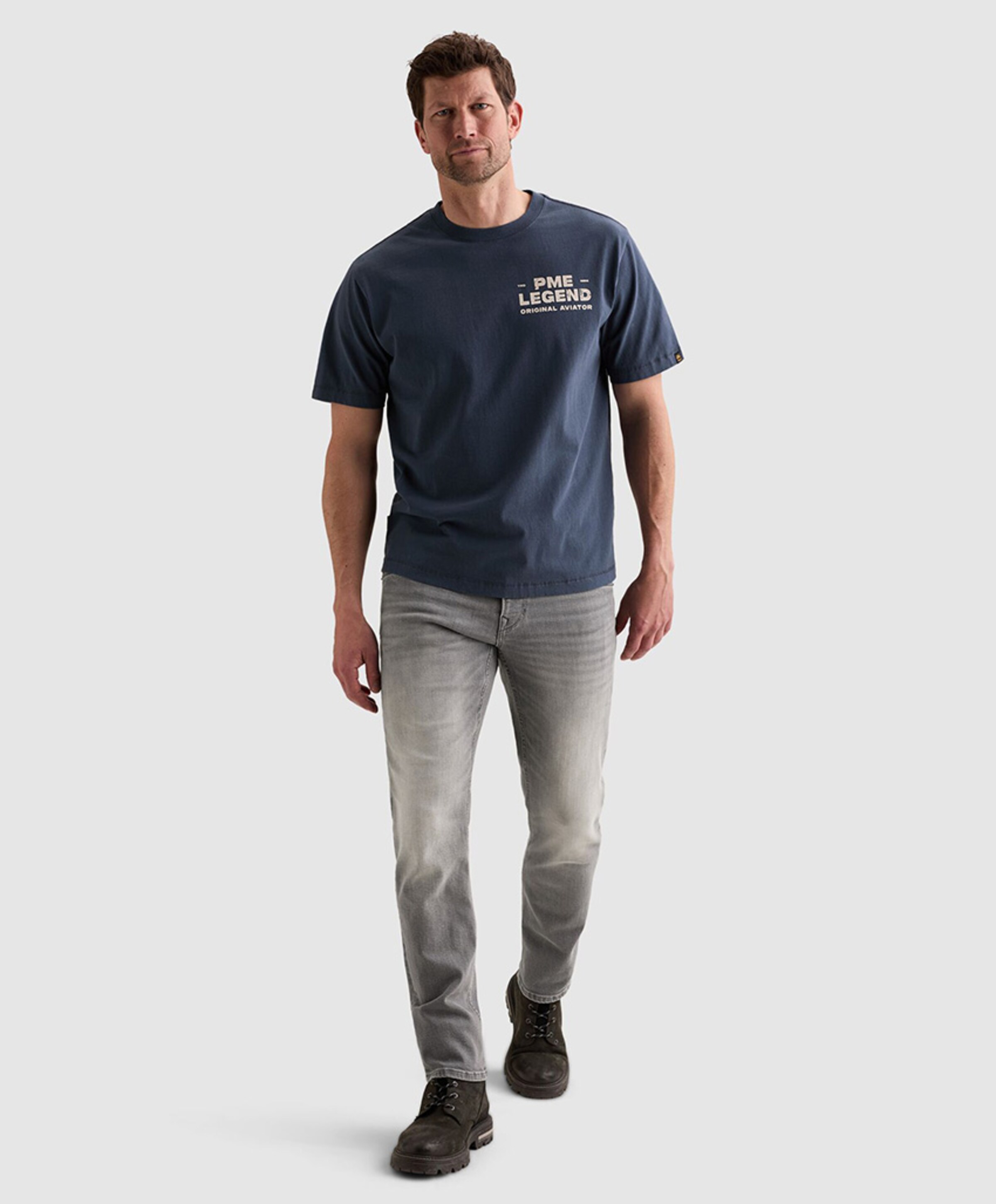 PME Legend Heren T-shirt blauw
